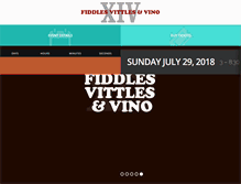 Tablet Screenshot of fiddlesvittlesandvino.com